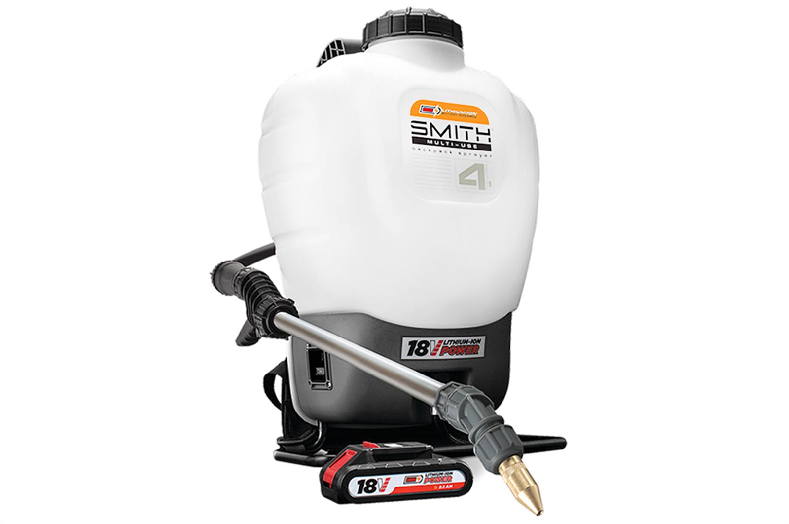 Smith Backpack Sprayer 4 Gal - Battery Powered | Nixalite