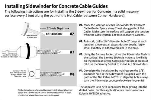 concrete sidewinder install diagram