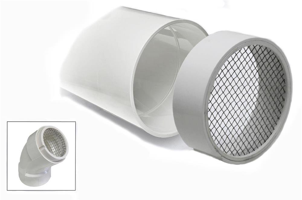 furnace pvc vent screen