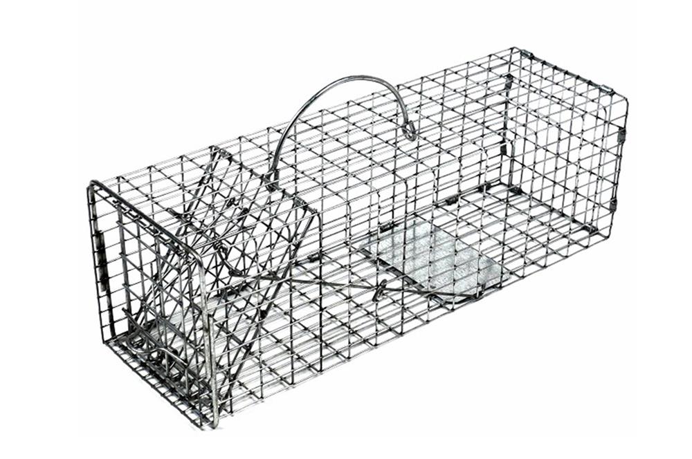 Chipmunk / Rat Galvanized Metal Live Animal Traps with 1/2 x 1 Wire Grid