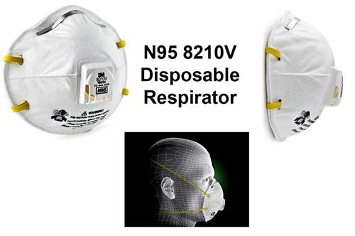 3M N65 mask 8210V