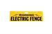 ST Signs Electric Fence Warning Signs - 3 Pack